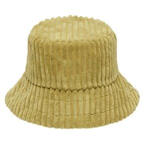 ZULU & ZEPHYR Green Cord Toweling Bucket Hat